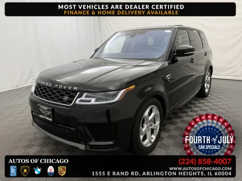 Black 2018 Land Rover Range Rover Sport HSE for sale in Arlington Heights, IL