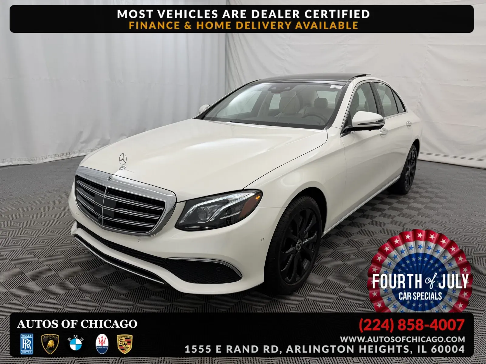 White 2019 Mercedes-Benz E-Class E 450 for sale in Arlington Heights, IL