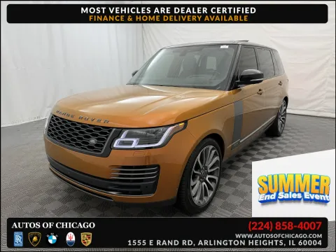 Orange 2019 Land Rover Range Rover Autobiography for sale in Arlington Heights, IL