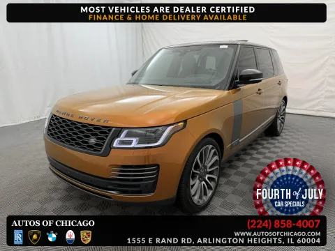 Orange 2019 Land Rover Range Rover Autobiography for sale in Arlington Heights, IL