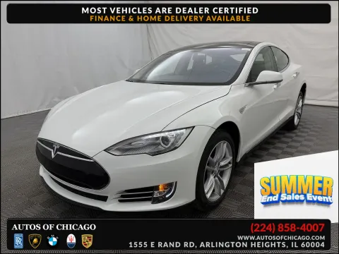 White 2013 Tesla Model S Performance for sale in Arlington Heights, IL