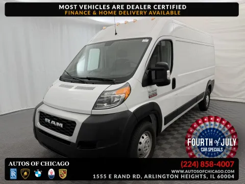 White 2021 Ram ProMaster Cargo Van 2500 159 WB for sale in Arlington Heights, IL