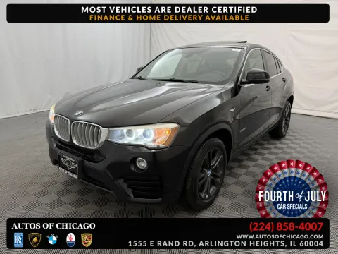 Black 2016 BMW X4 xDrive28i for sale in Arlington Heights, IL