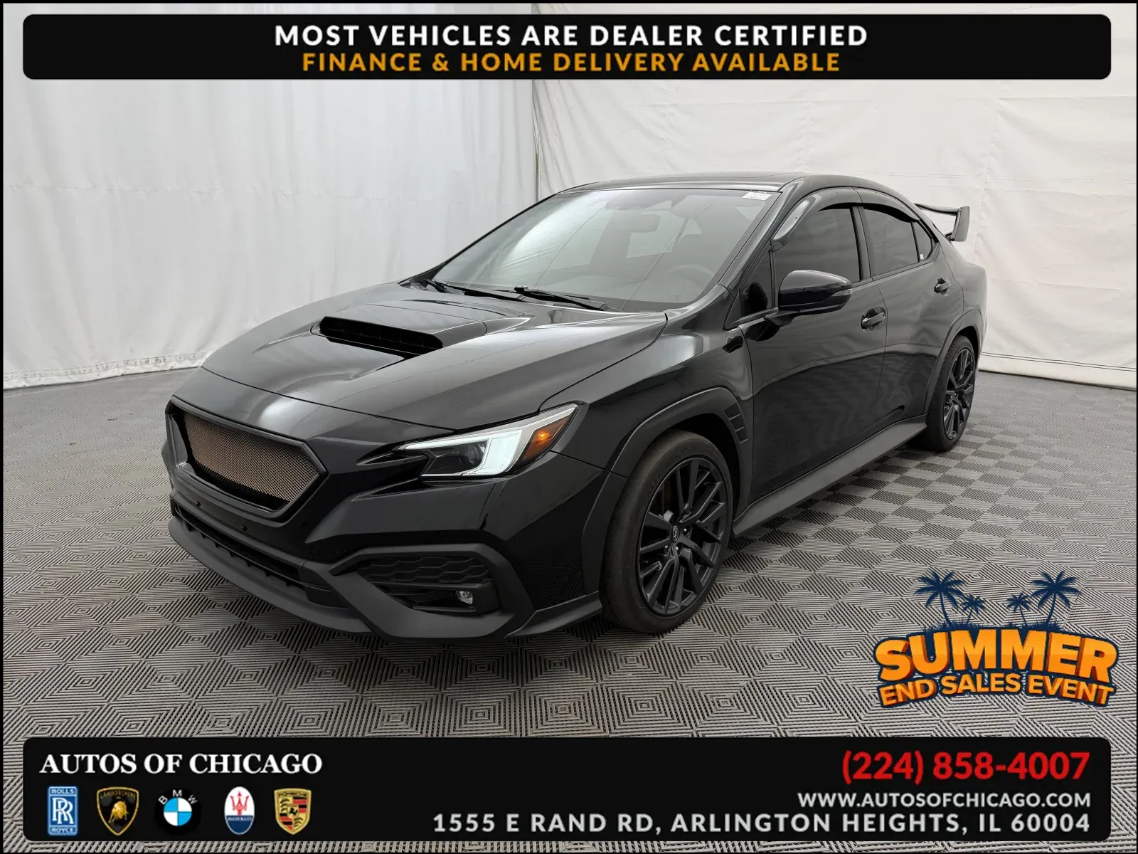 Black 2023 Subaru WRX Limited for sale in Arlington Heights, IL