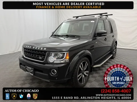 Black 2016 Land Rover LR4 HSE LUX for sale in Arlington Heights, IL