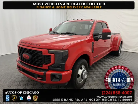 Red 2022 Ford Super Duty F-350 DRW LARIAT for sale in Arlington Heights, IL