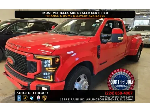 Red 2022 Ford Super Duty F-350 DRW Lariat for sale in Arlington Heights, IL
