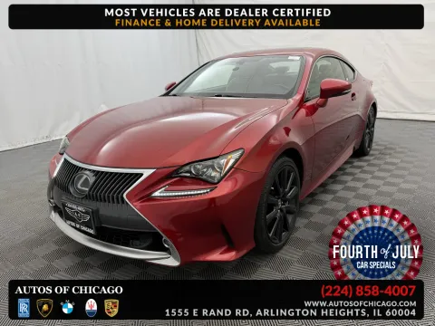 Red 2015 Lexus RC 350 for sale in Arlington Heights, IL