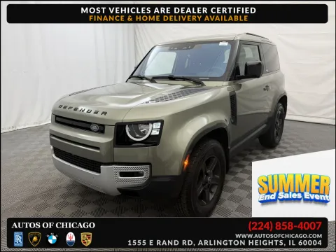 Gray 2022 Land Rover Defender 90 Standard for sale in Arlington Heights, IL