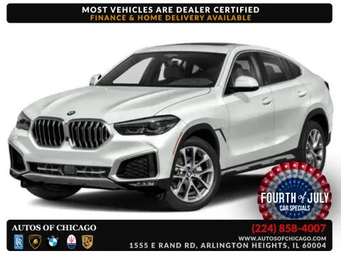 Gray 2021 BMW X6 M50i for sale in Arlington Heights, IL