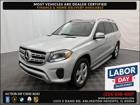 Silver 2017 Mercedes-Benz GLS 450 for sale in Arlington Heights, IL