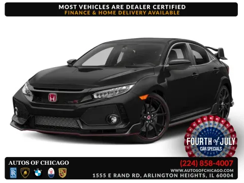Black 2018 Honda Civic Type R Touring for sale in Arlington Heights, IL