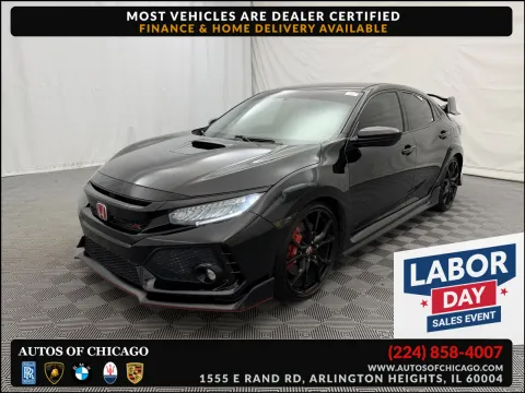 Black 2018 Honda Civic Type R Touring for sale in Arlington Heights, IL