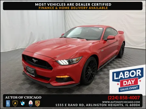 Red 2015 Ford Mustang GT for sale in Arlington Heights, IL