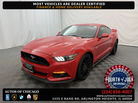 Red 2015 Ford Mustang GT for sale in Arlington Heights, IL