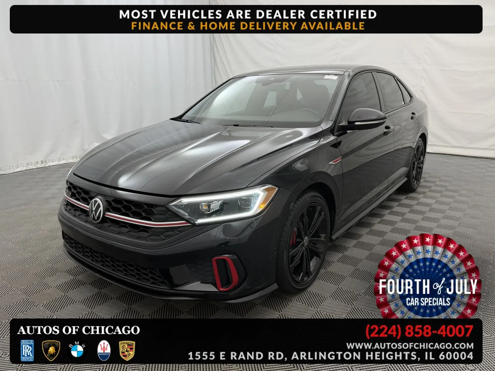 Black 2022 Volkswagen Jetta GLI Autobahn for sale in Arlington Heights, IL