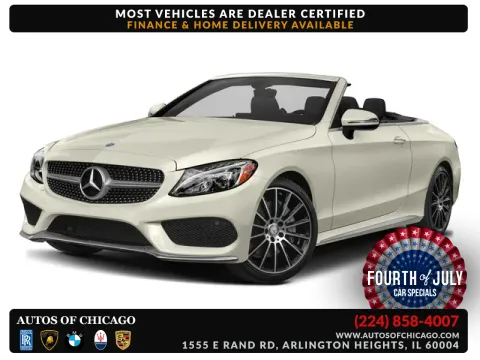 White 2017 Mercedes-Benz C-Class C 300 for sale in Arlington Heights, IL