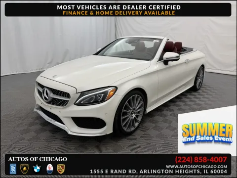 White 2017 Mercedes-Benz C-Class C 300 for sale in Arlington Heights, IL
