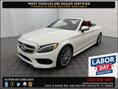 White 2017 Mercedes-Benz C-Class C 300 for sale in Arlington Heights, IL
