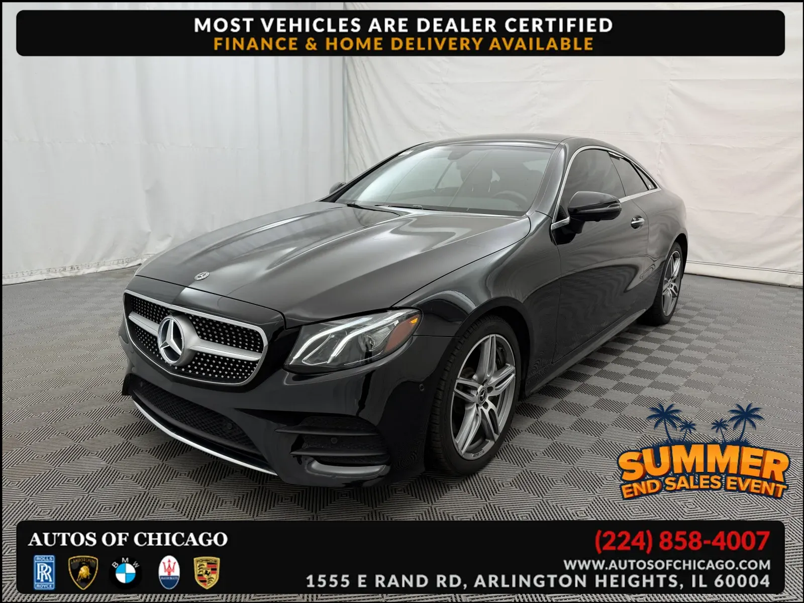 Black 2020 Mercedes-Benz E-Class E 450 for sale in Arlington Heights, IL