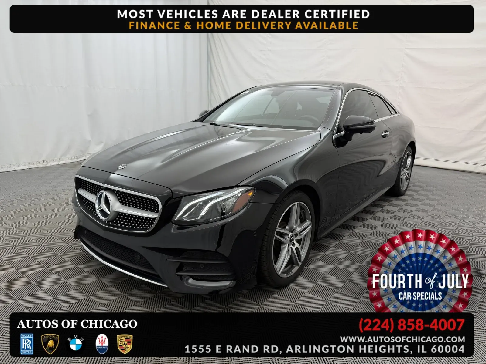 Black 2020 Mercedes-Benz E-Class E 450 for sale in Arlington Heights, IL