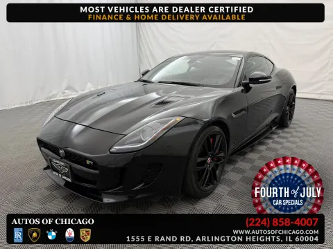 Black 2016 Jaguar F-TYPE R for sale in Arlington Heights, IL