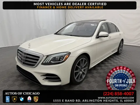 White 2019 Mercedes-Benz S-Class S 560 for sale in Arlington Heights, IL