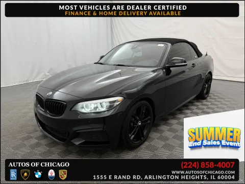 Black 2020 BMW 2 Series M240i for sale in Arlington Heights, IL