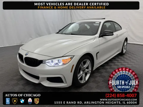 White 2015 BMW 4 Series 428i xDrive for sale in Arlington Heights, IL