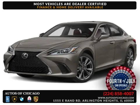 White 2019 Lexus ES 350 F SPORT for sale in Arlington Heights, IL