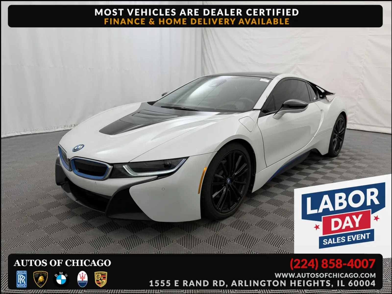 White 2019 BMW i8 for sale in Arlington Heights, IL