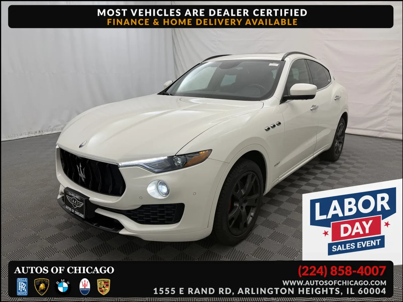 White 2018 Maserati Levante GranSport for sale in Arlington Heights, IL