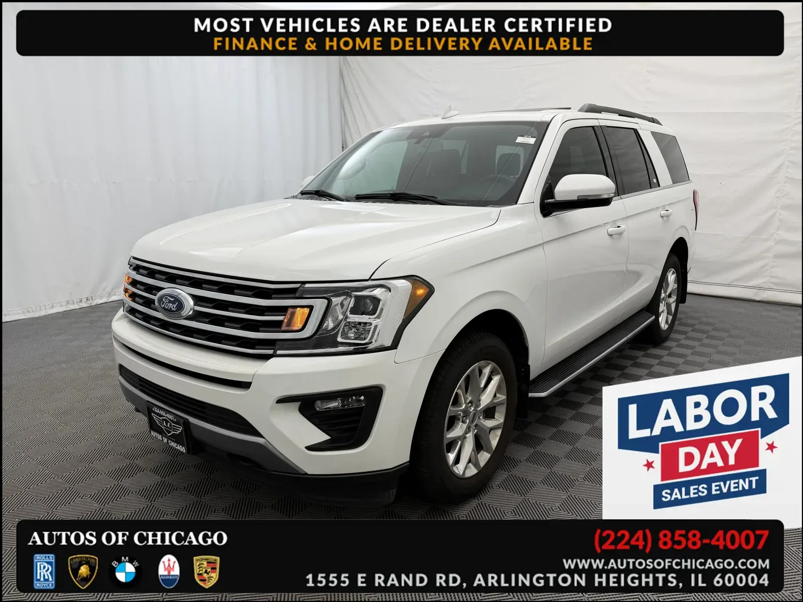 White 2020 Ford Expedition XLT for sale in Arlington Heights, IL