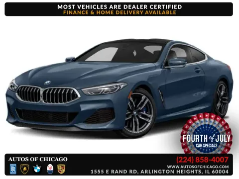 White 2019 BMW 8 Series M850i xDrive for sale in Arlington Heights, IL