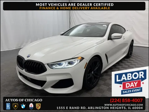 White 2019 BMW 8 Series M850i xDrive for sale in Arlington Heights, IL