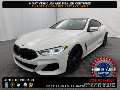 White 2019 BMW 8 Series M850i xDrive for sale in Arlington Heights, IL