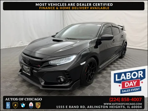 Black 2018 Honda Civic Type R Touring for sale in Arlington Heights, IL