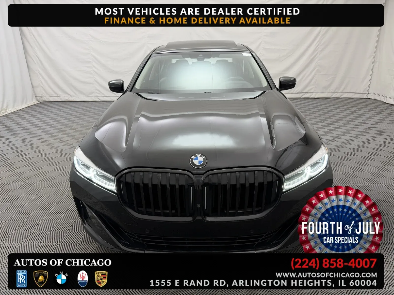 Black 2022 BMW 7 Series 740i xDrive for sale in Arlington Heights, IL