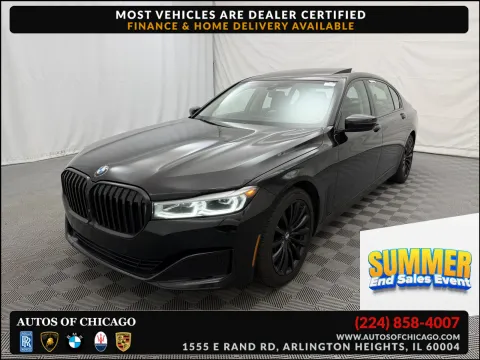 Black 2022 BMW 7 Series 740i xDrive for sale in Arlington Heights, IL