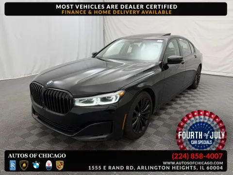 Black 2022 BMW 7 Series 740i xDrive for sale in Arlington Heights, IL