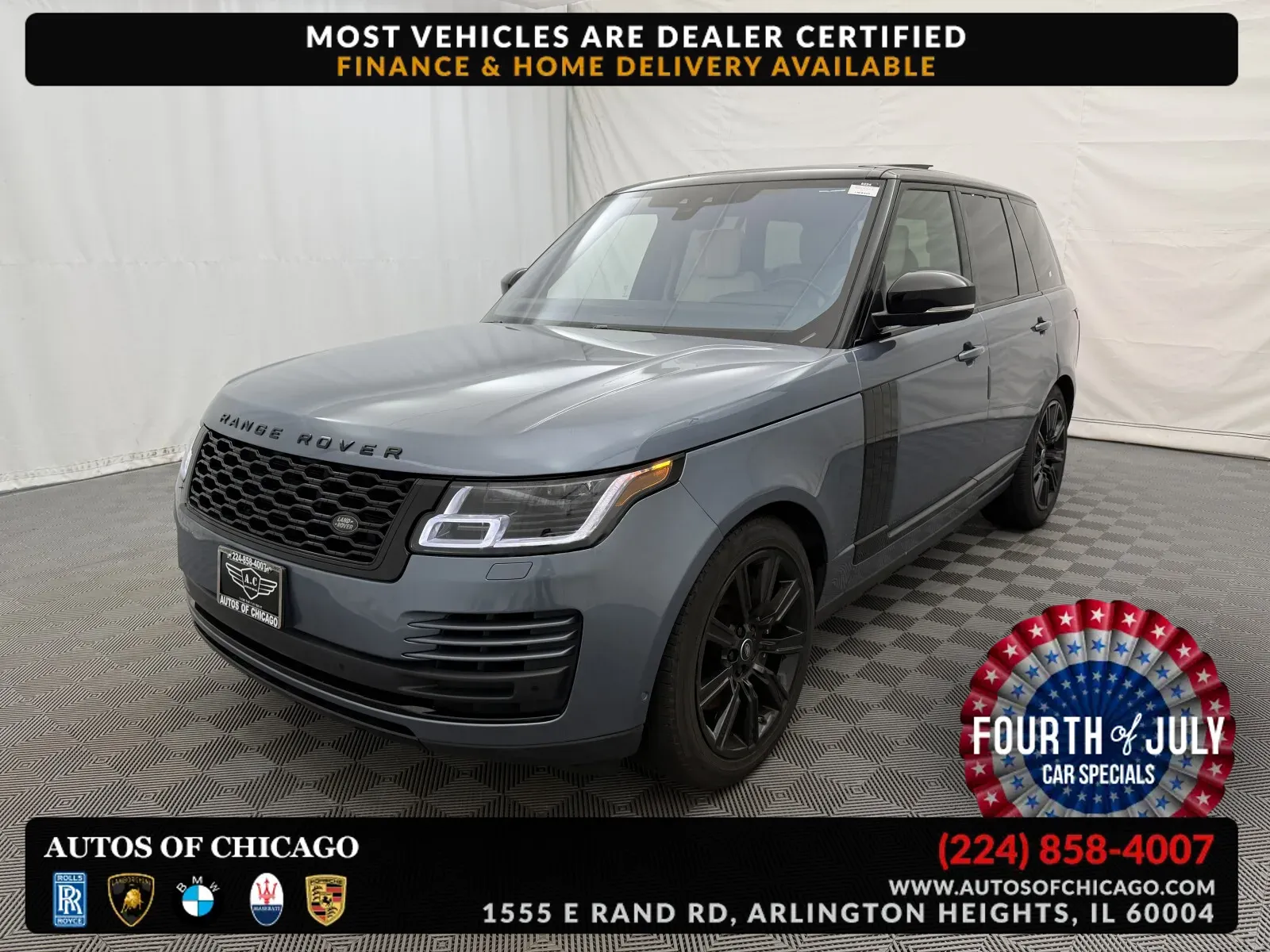 Blue 2020 Land Rover Range Rover HSE for sale in Arlington Heights, IL