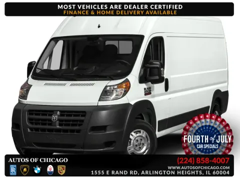 White 2017 Ram ProMaster Cargo Van 2500 159 WB for sale in Arlington Heights, IL
