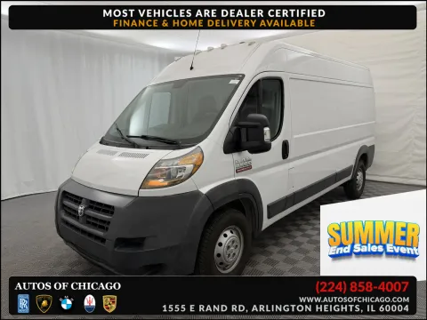 White 2017 Ram ProMaster Cargo Van 2500 159 WB for sale in Arlington Heights, IL