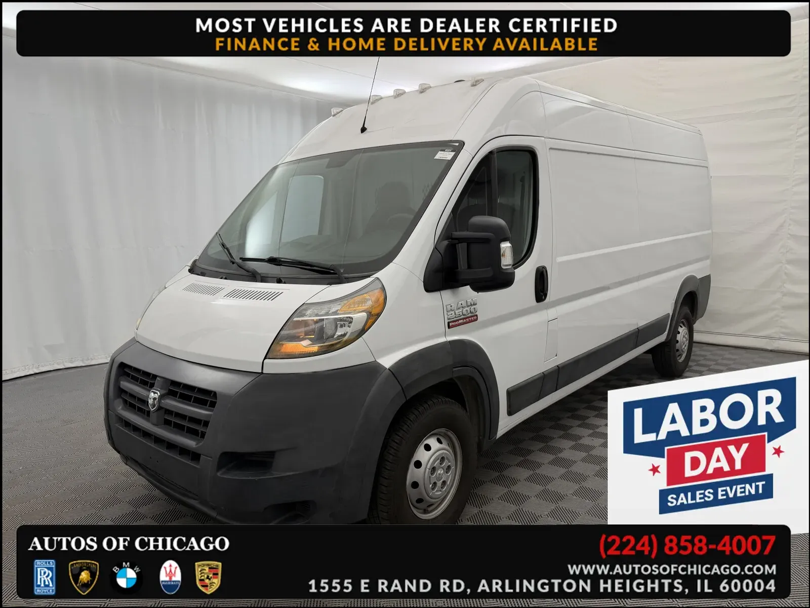 2017 RAM ProMaster Cargo Van