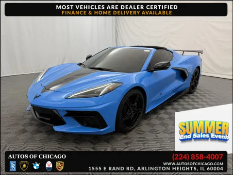 Blue 2023 Chevrolet Corvette 1LT for sale in Arlington Heights, IL