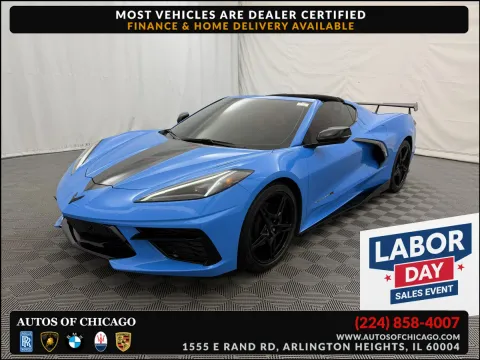 Blue 2023 Chevrolet Corvette 1LT for sale in Arlington Heights, IL