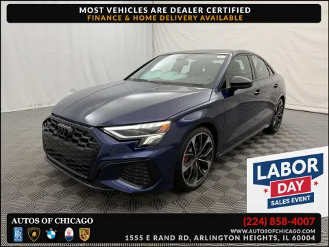 Blue 2022 Audi S3 Premium Plus for sale in Arlington Heights, IL