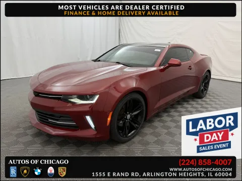 Red 2017 Chevrolet Camaro 1LT for sale in Arlington Heights, IL