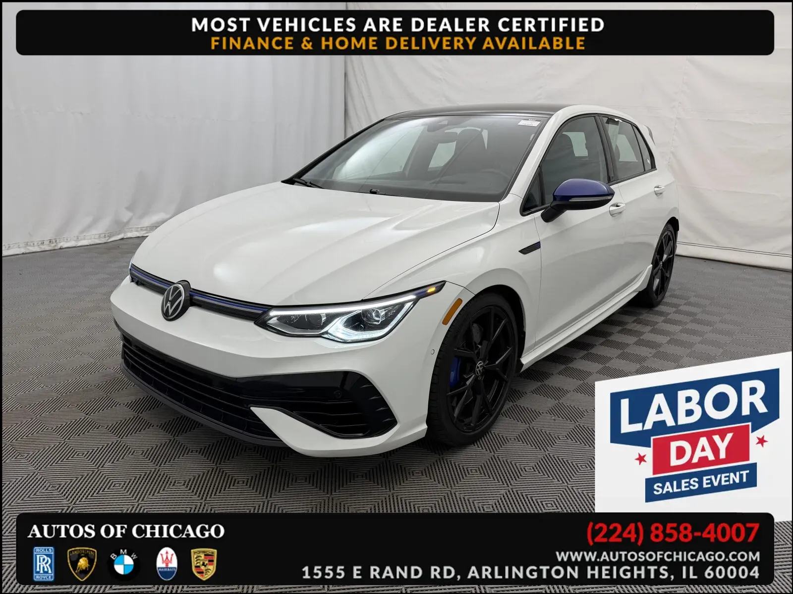 White 2023 Volkswagen Golf R 20th Anniversary Edition for sale in Arlington Heights, IL