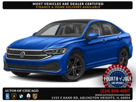 Black 2022 Volkswagen Jetta SE for sale in Arlington Heights, IL